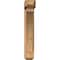 Ekena Millwork Thorton Craftsman Smooth Bracket w/ Offset Brace, Western Red Cedar, 5 1/2"W x 20"D x 32"H BKT0604X20X32THR04SWR - alternate 4